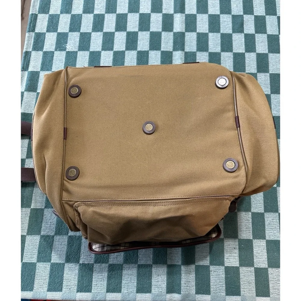 Bass Pro Tracker Fishing Tackle Duffel Bag Canvas Leather Tracker Boats 40th